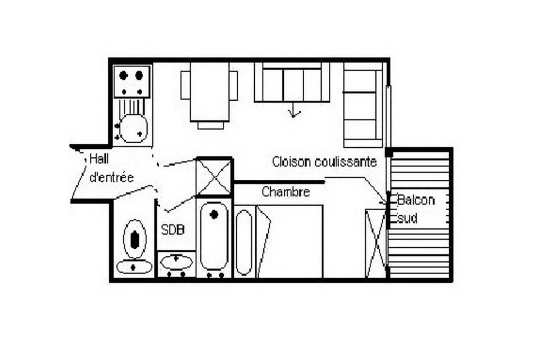 Residence Boedette D - Appartement Renove - Depart Et Retour Skis Aux Pieds - Balcon Mae-1214 Saint-Martin-de-Belleville Exterior photo